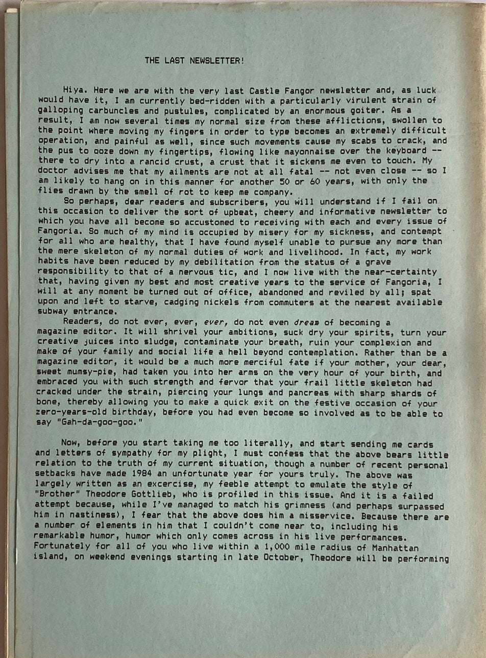 Fangoria Magazine #40