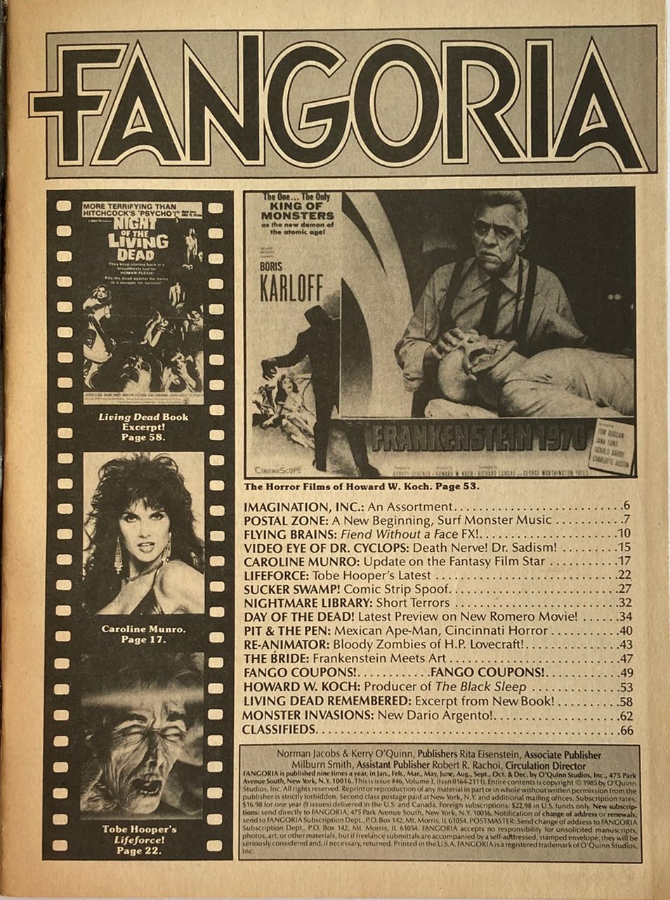 Fangoria Magazine #46