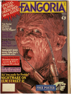 Magazine cover of Fangoria #50 featuring a Nightmare on Elm Street 2