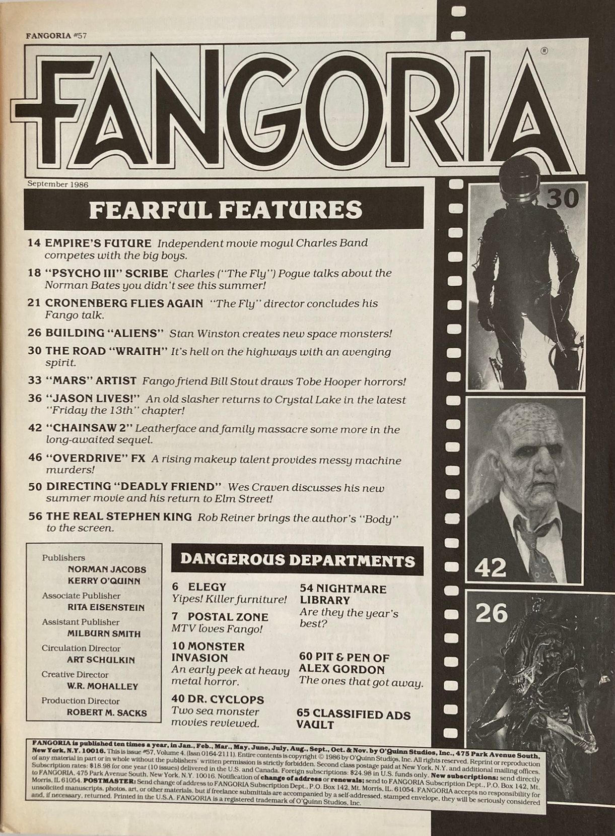 Fangoria Magazine #57