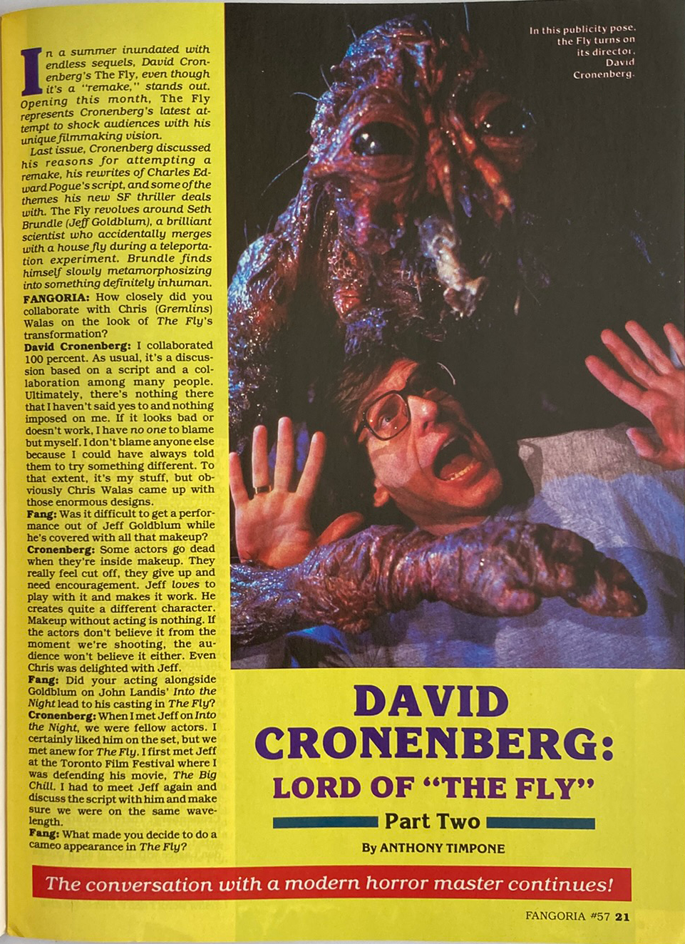 Fangoria Magazine #57