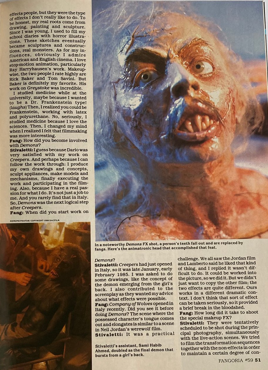Fangoria Magazine #59