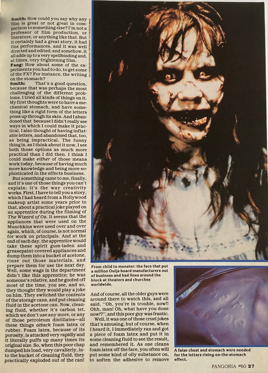 Fangoria Magazine #60