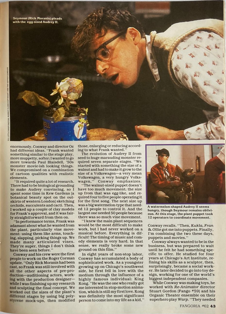 Fangoria Magazine #62