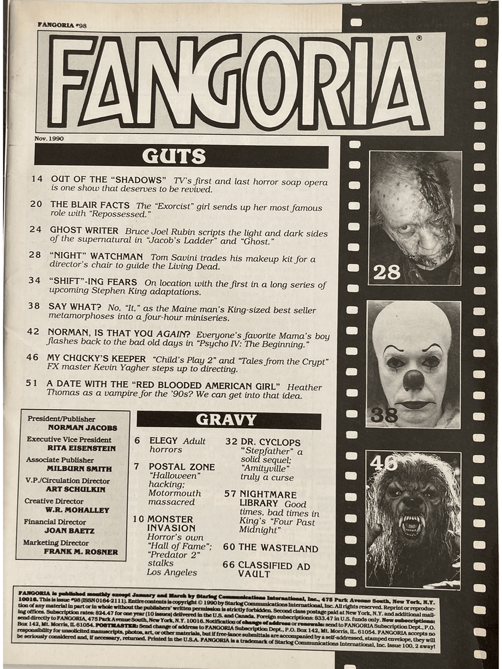 Fangoria Magazine #98