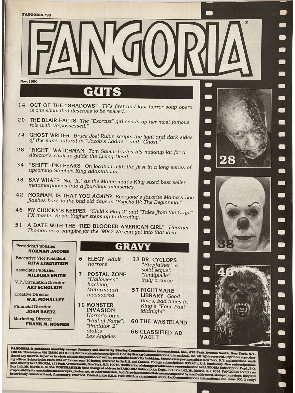 Fangoria Magazine #98