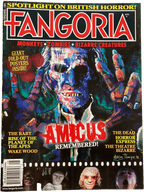 Fangoria Magazine #305 cover featuring colorful horror art from Amicus films and British horror movie themes.