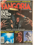 Magazine cover of Fangoria #28 featuring The Evil Dead