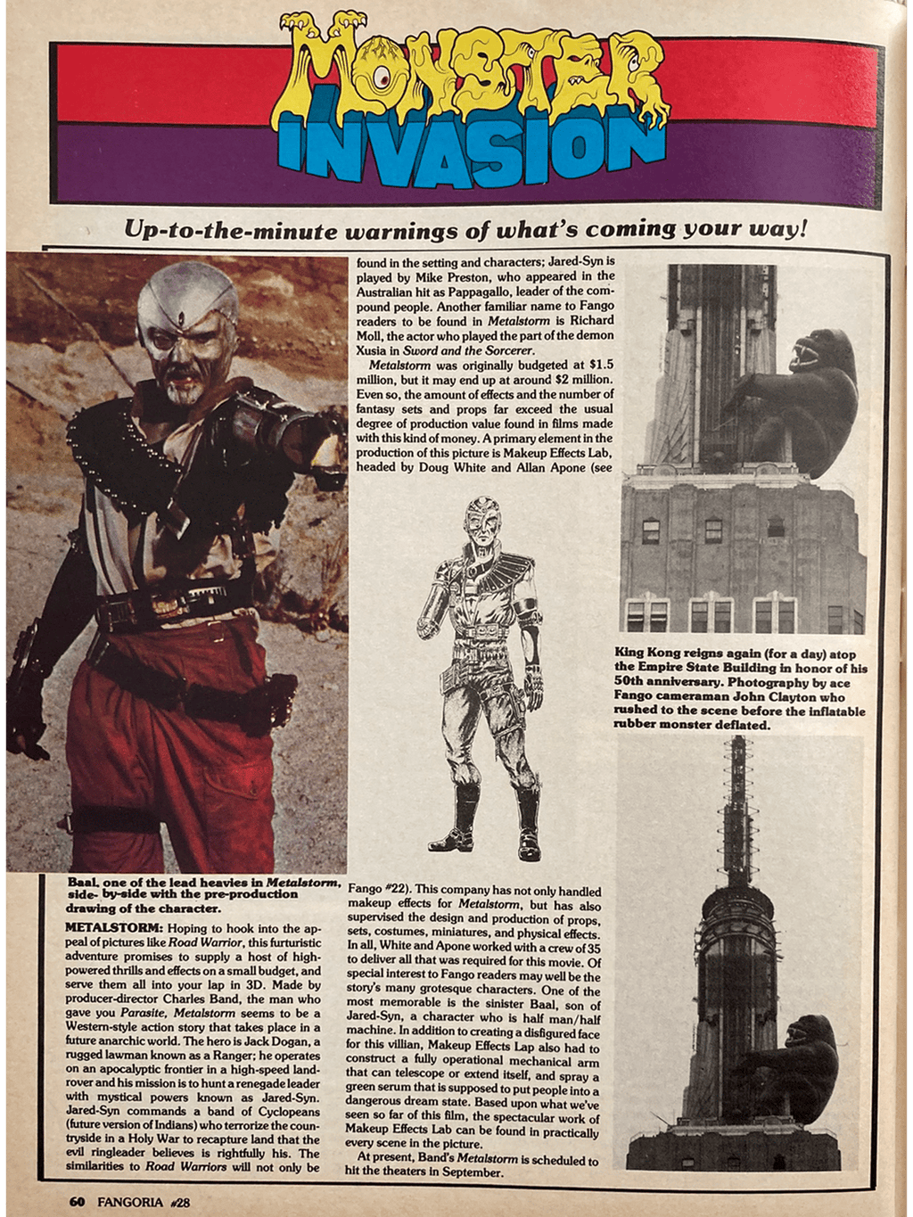 Fangoria Magazine #28