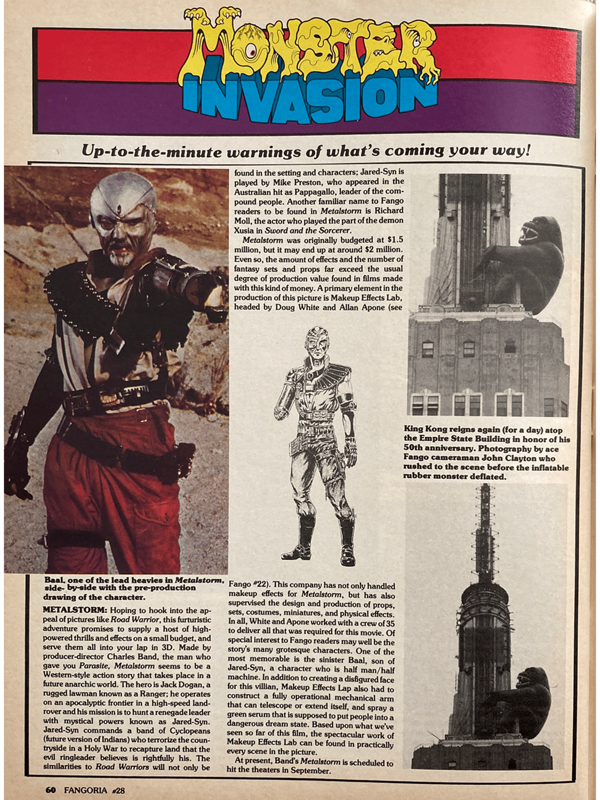 Fangoria Magazine #28