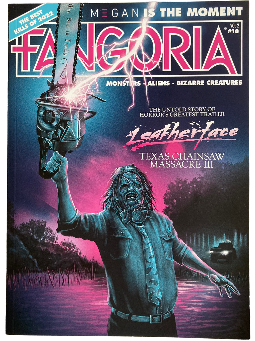 Fangoria Vol 2 #18 featuring Texas Chainsaw Massacre