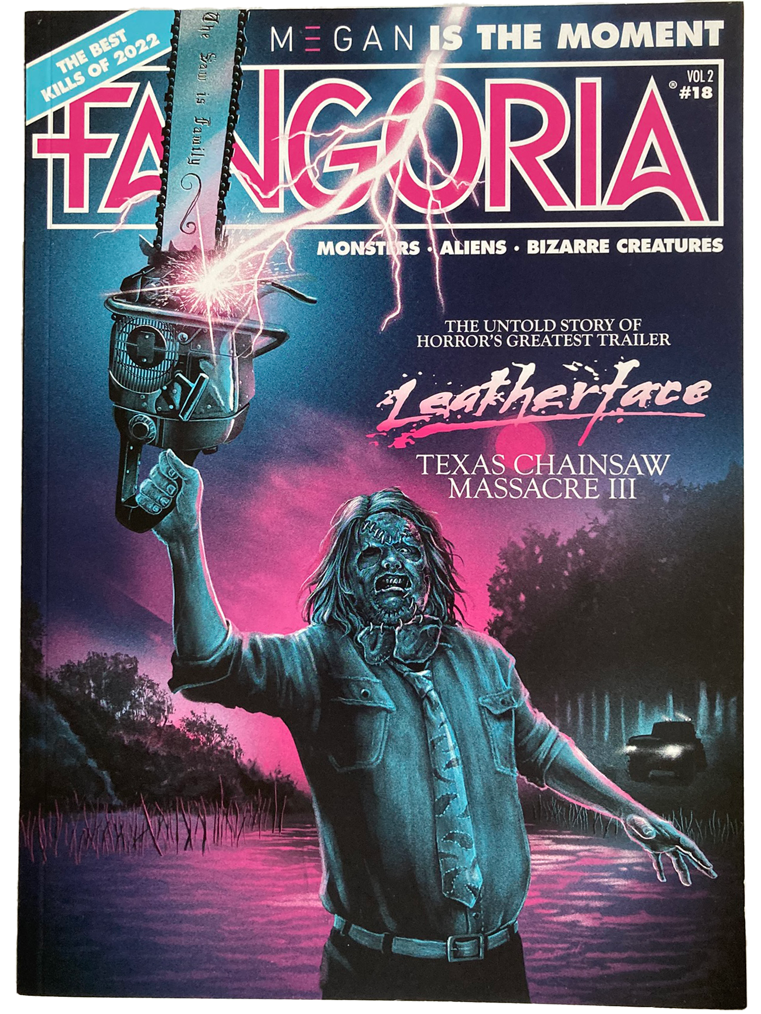 Fangoria Vol 2 #18 featuring Texas Chainsaw Massacre