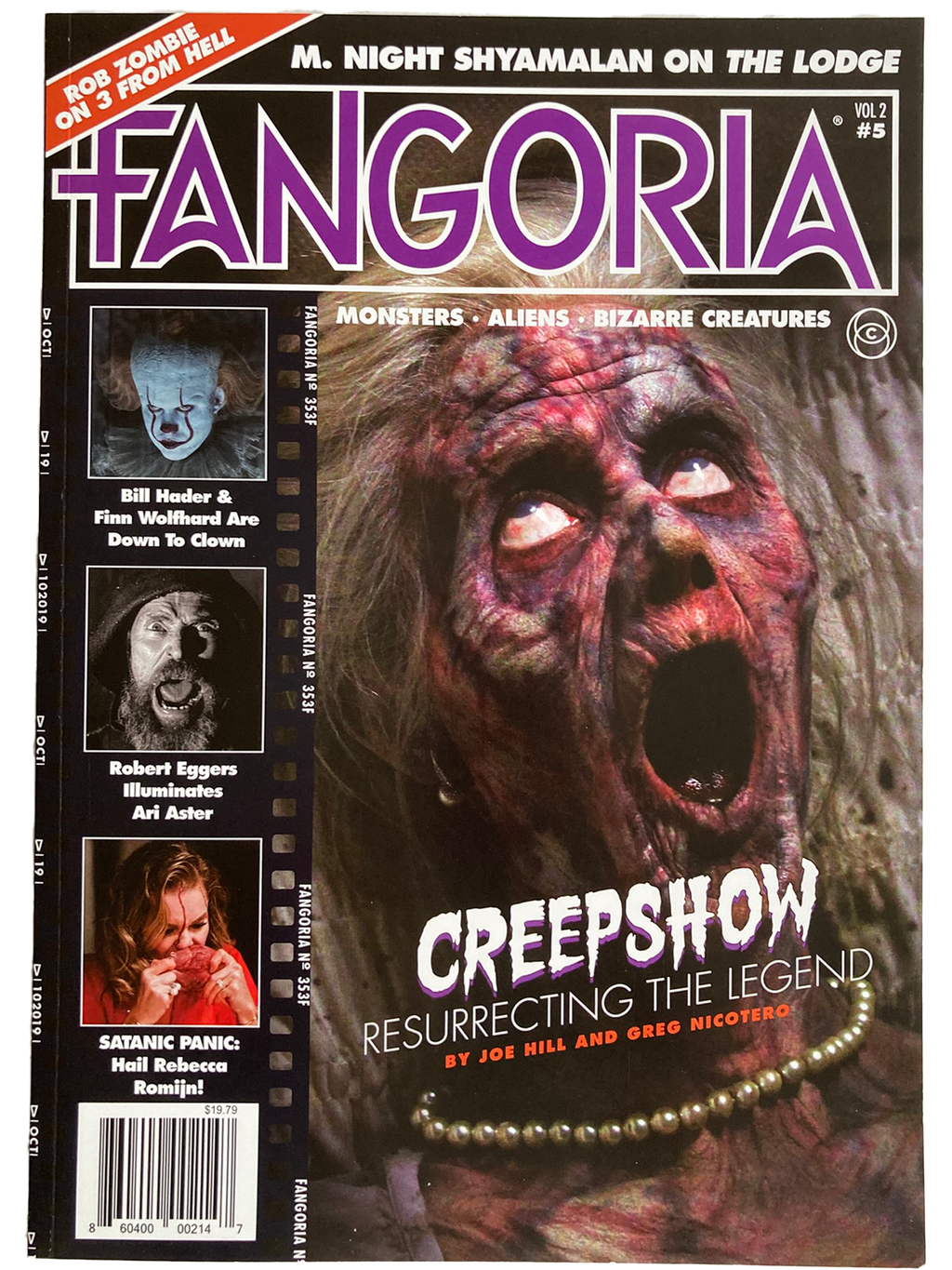 Magazine cover of Fangoria vol. 2 issue 5 featuring Creepshow and more
