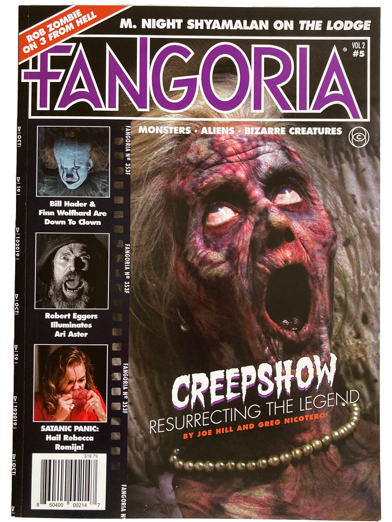 Magazine cover of Fangoria vol. 2 issue 5 featuring Creepshow and more