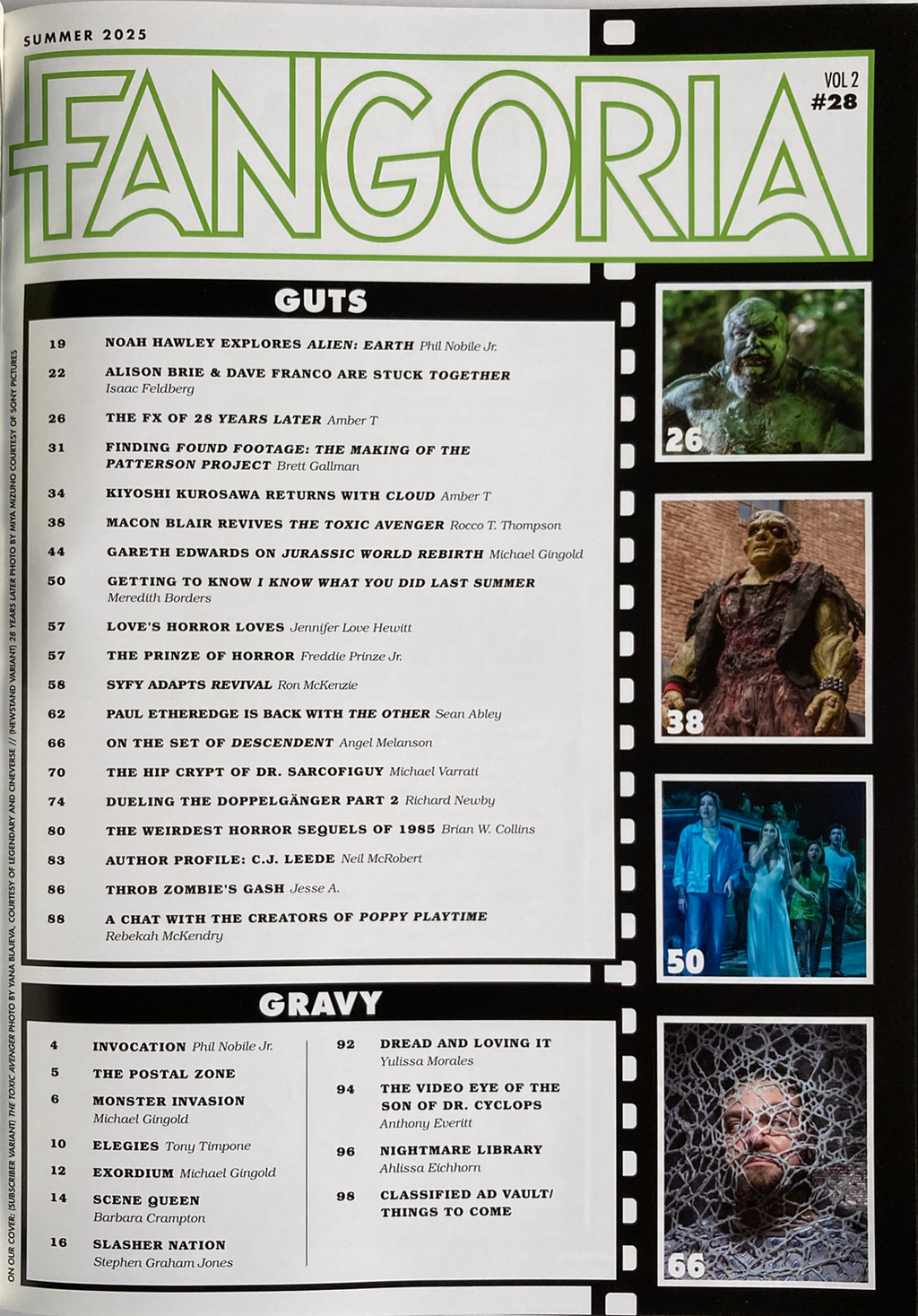 Fangoria Vol. 2 #28 Limited Edition Subscriber Cover