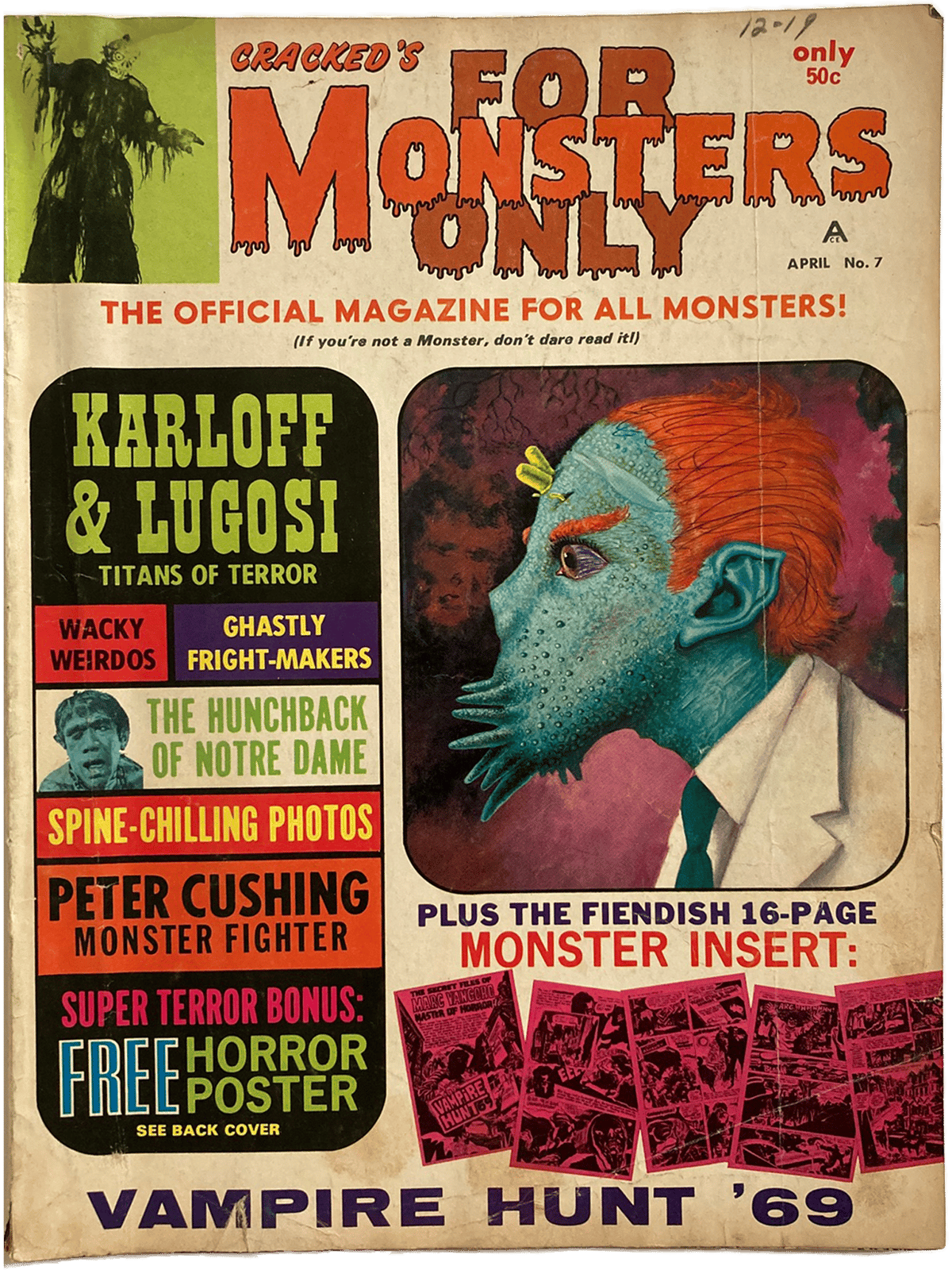 For Monsters Only (April 1969) #7