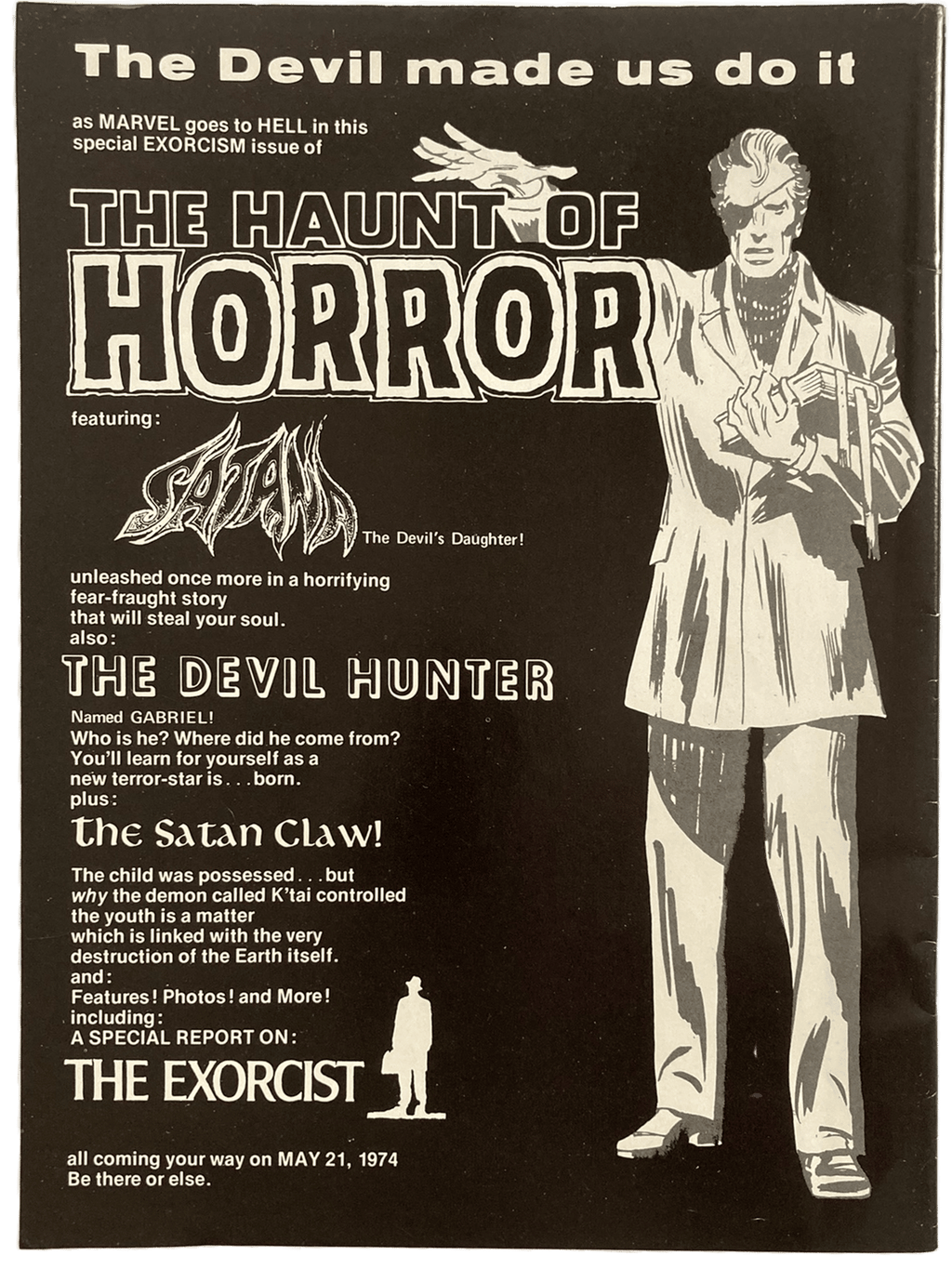 The Haunt of  Horror Vol. 2 #1 May 1974