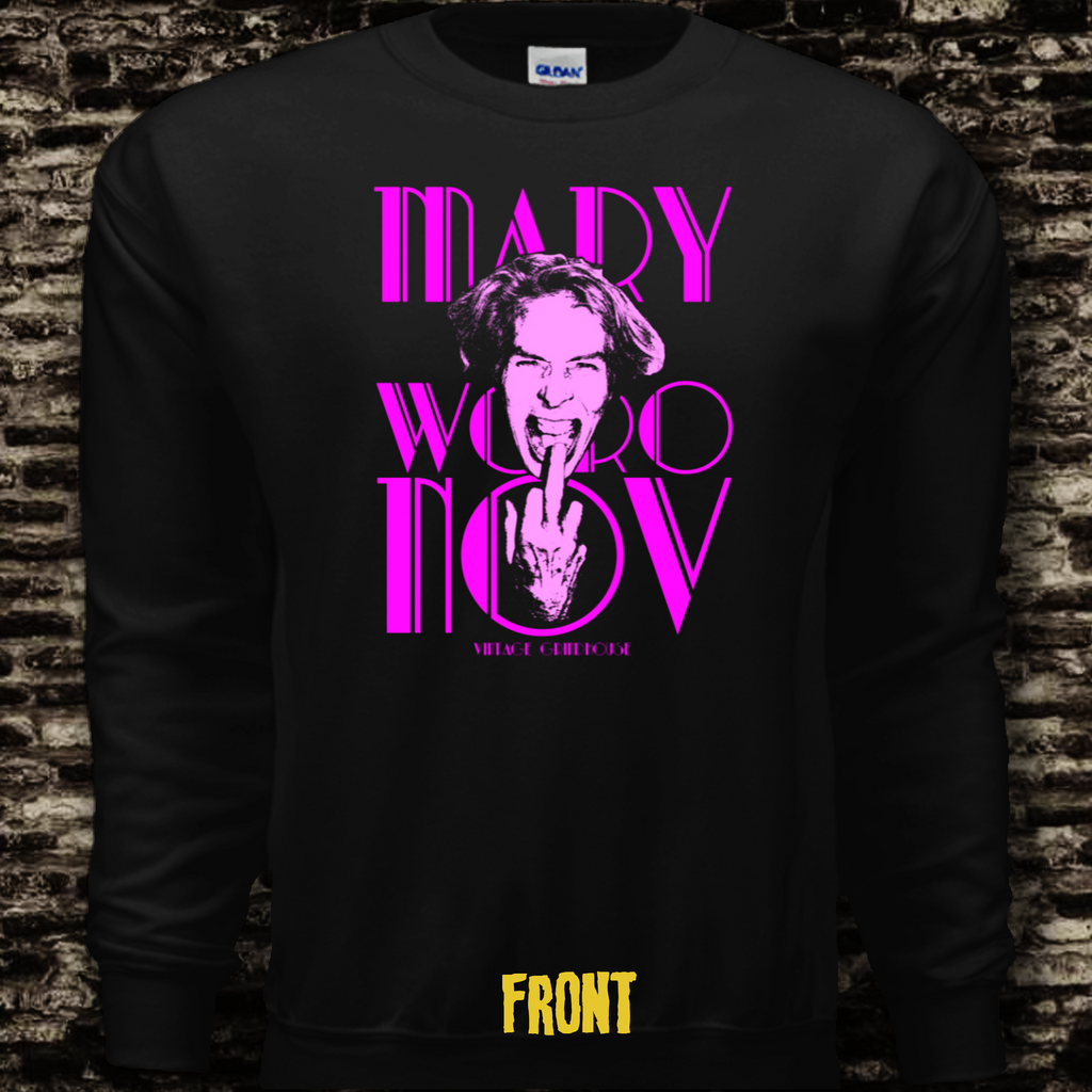 Mary Woronov sweatshirt - Legendary Lady of Grindhouse Cinema