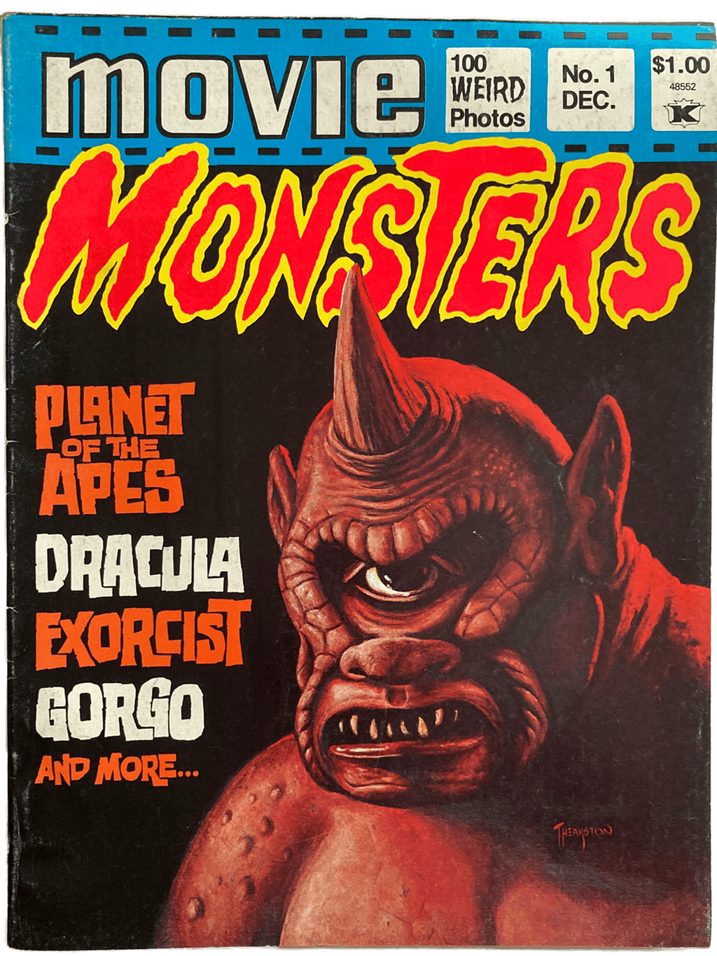 Movie Monsters (Dec. 1974) #1