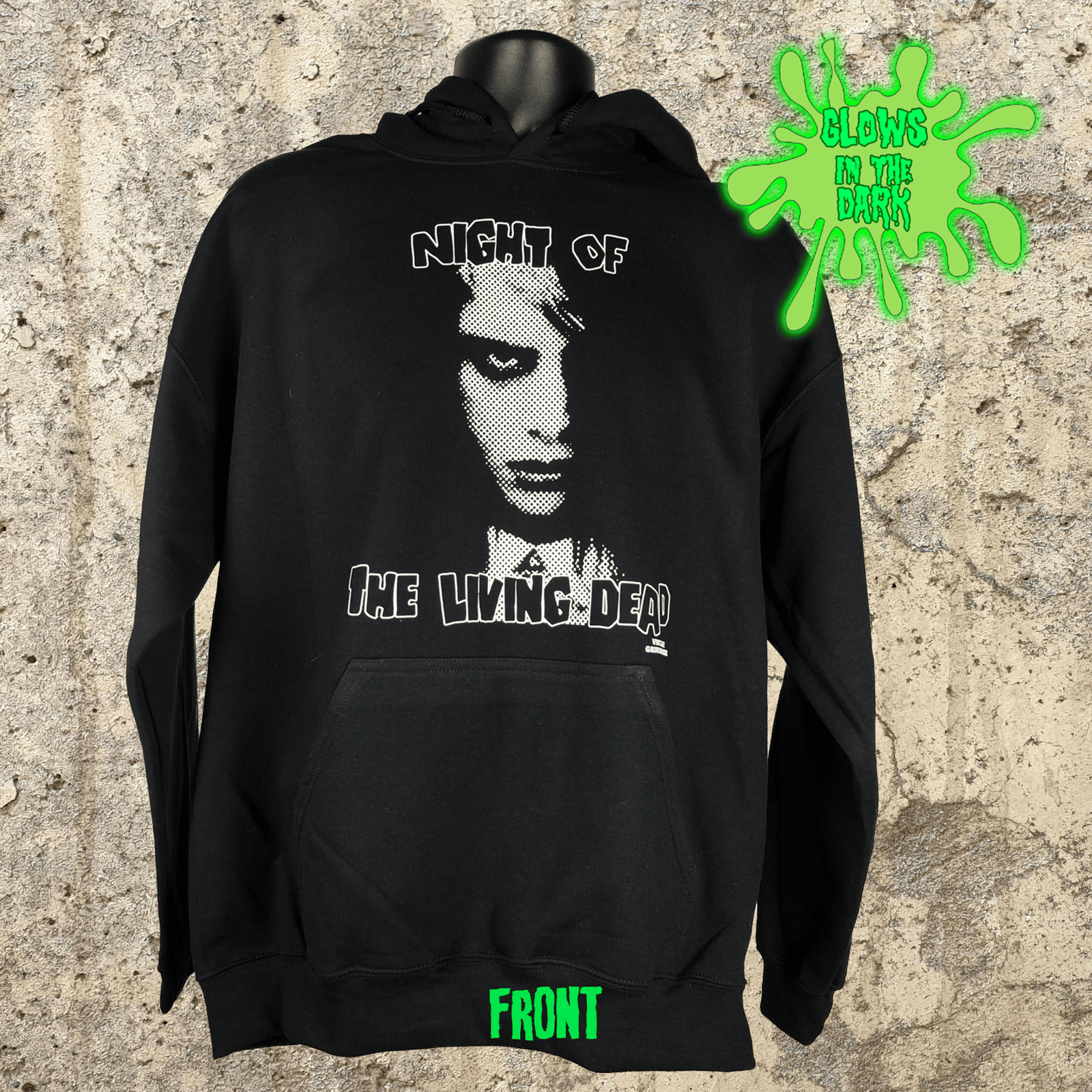 Night of the Living Dead Hoodie - glows in the dark!