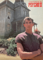 Fangoria Magazine #78 cover featuring Psycho II scene with man in purple shirt standing outside vintage house