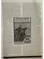Page from a book or magazine with text and images, including a newspaper clipping and a person holding a sign.