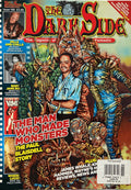 Magazine cover titled 'The Dark Side' featuring illustrations of monsters and a person, with text about Paul Blaisdell.