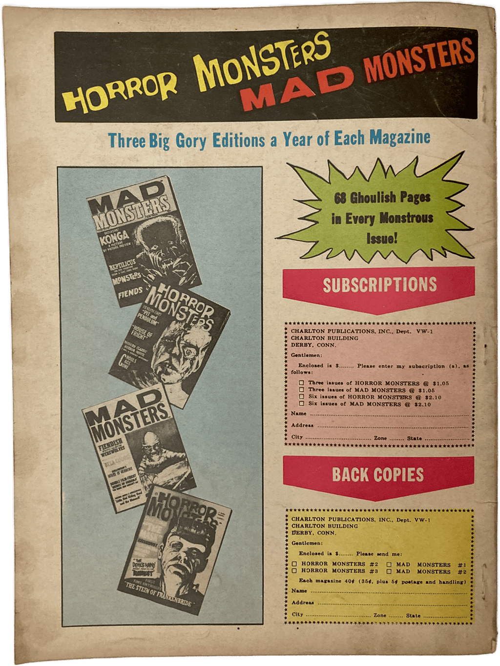 Werewolves and Vampires (1962) #1